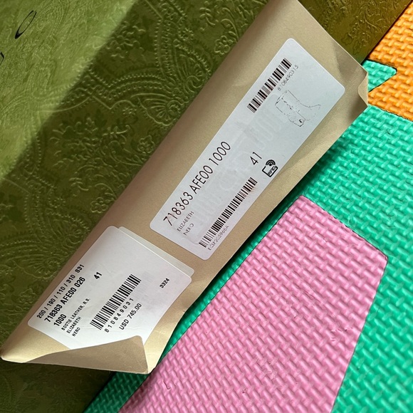 NWT #718363 Gucci Elizabeth ankles boots black - Picture 7 of 9